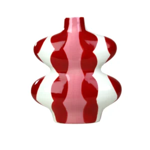 Julia Vase - Maroon Madness