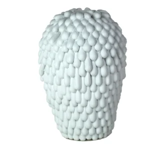 Aurora Petal Vase – White Bloom