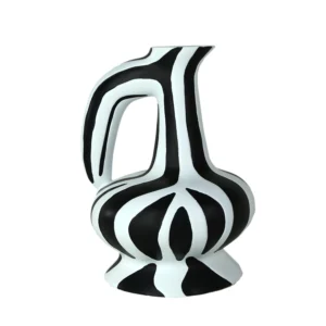 Monochrome Flow Pitcher Vase